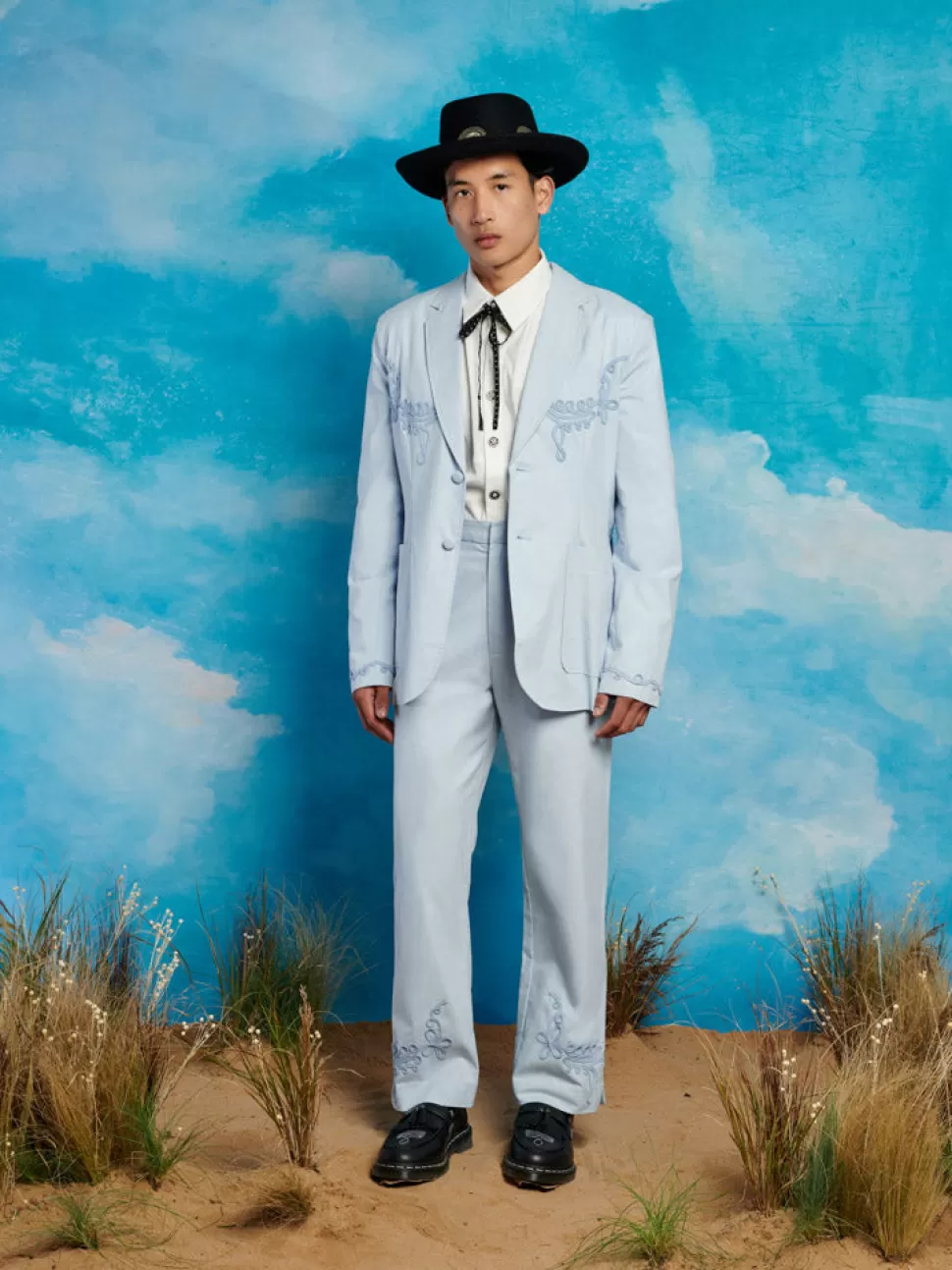Jackets | Jackets | Sister Jane Albert Cording Single Breasted Blazer Pastel Blue
