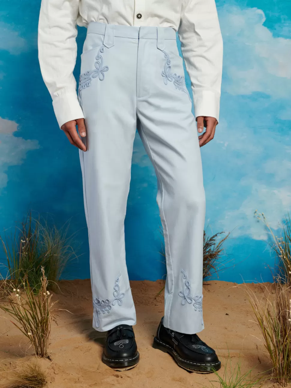 Trousers | Bottoms | Sister Jane Albert Cording Trousers Pastel Blue