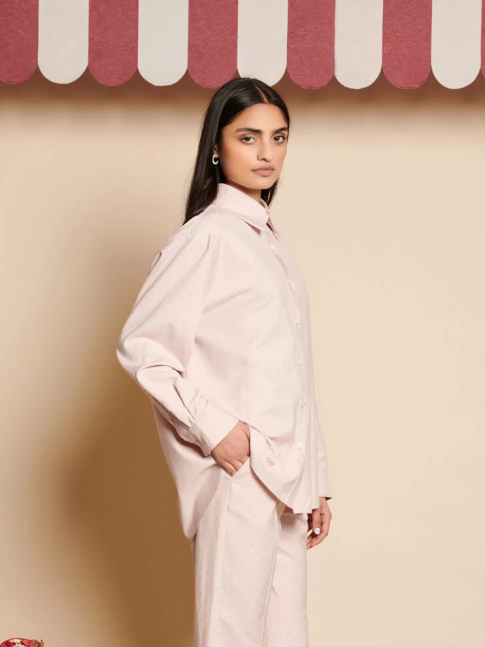 Tops | Sister Jane Apple Gem Shirt Dusty Pink