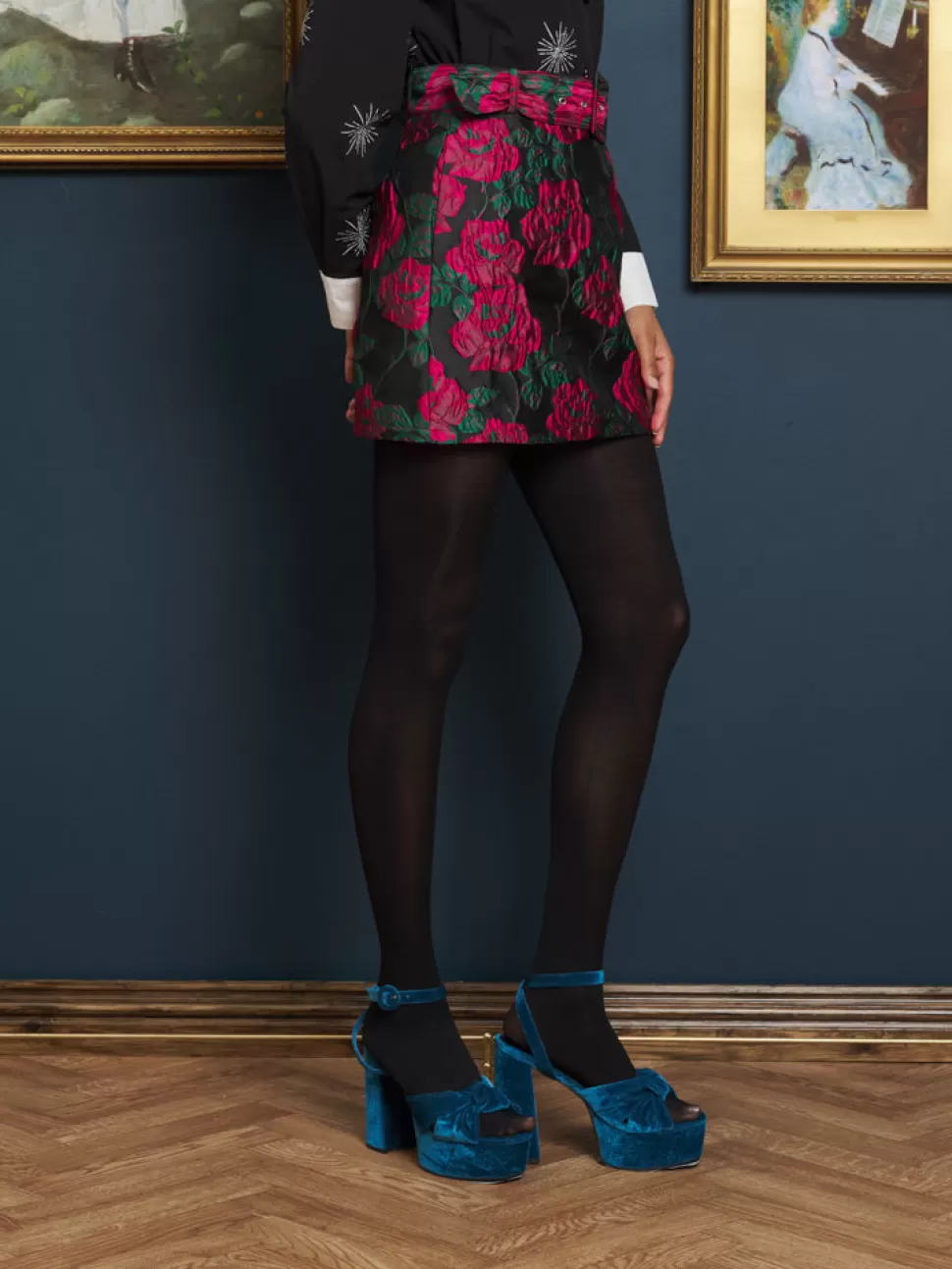 Bottoms | Sister Jane Baroque  Jacquard Mini Skirt