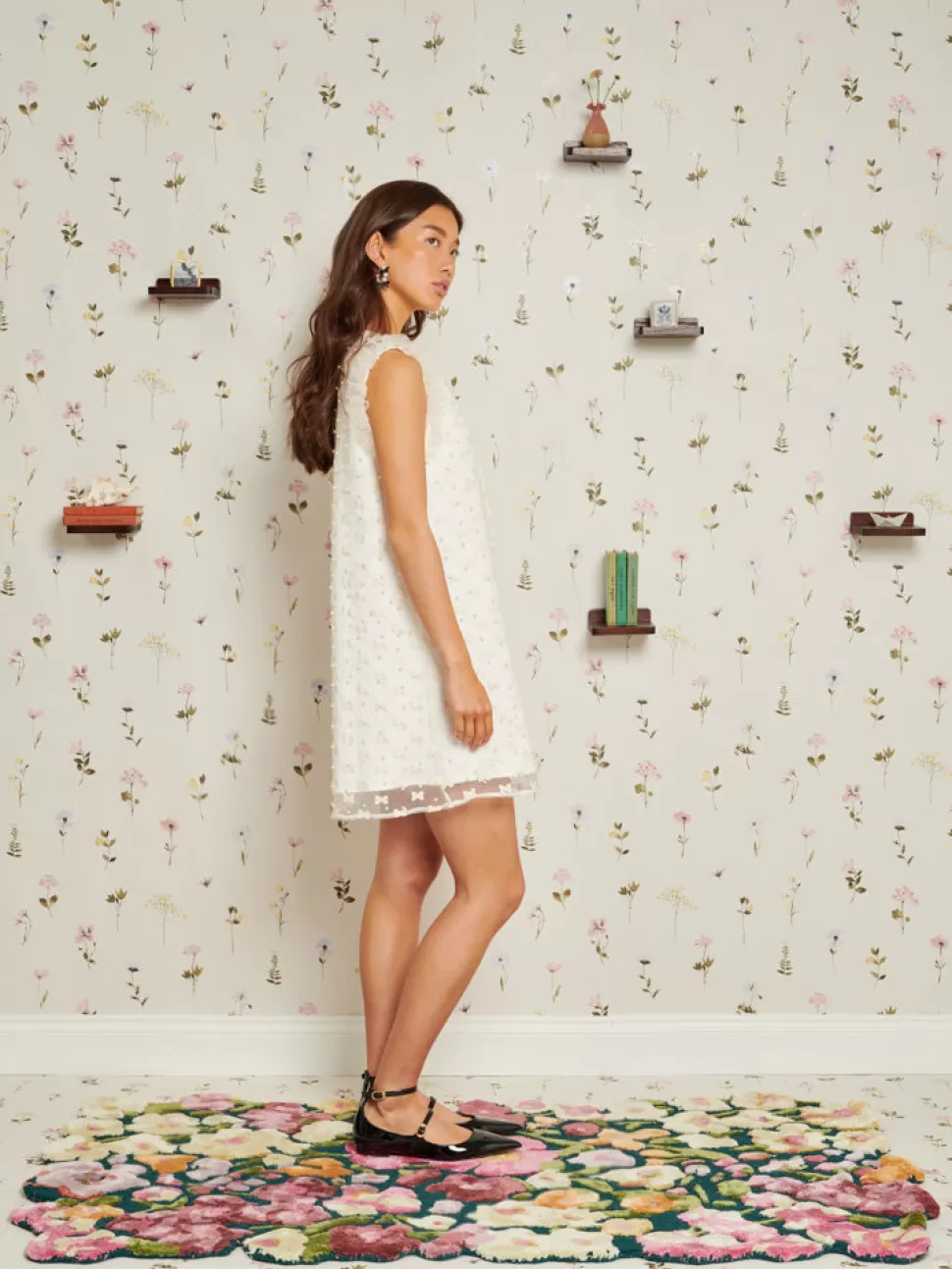 Dresses | Sister Jane Bow Collection Mini Dress Pearl Ivory