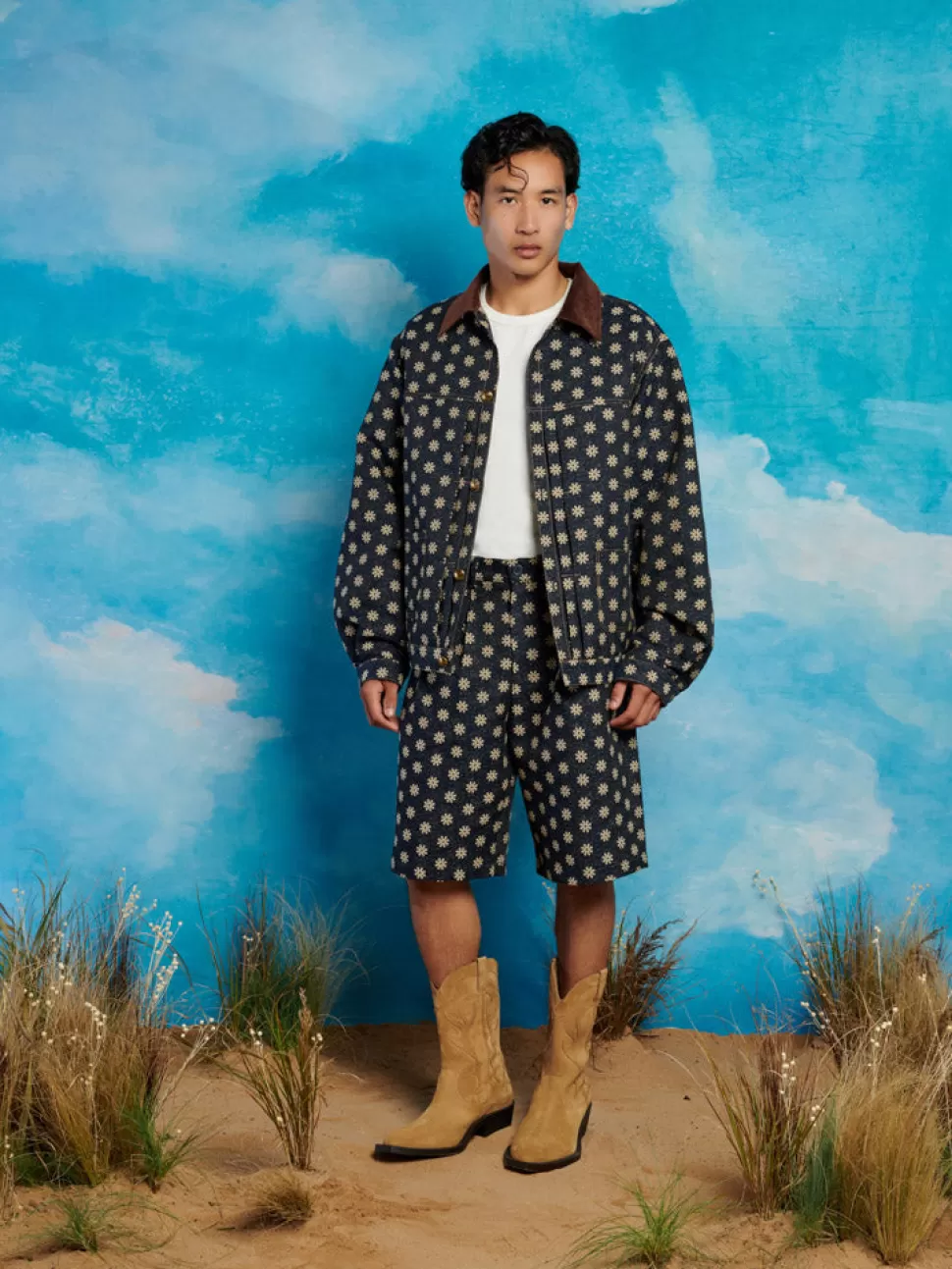 Jackets | Jackets | Sister Jane Buck Flower Jacket Maritime Blue