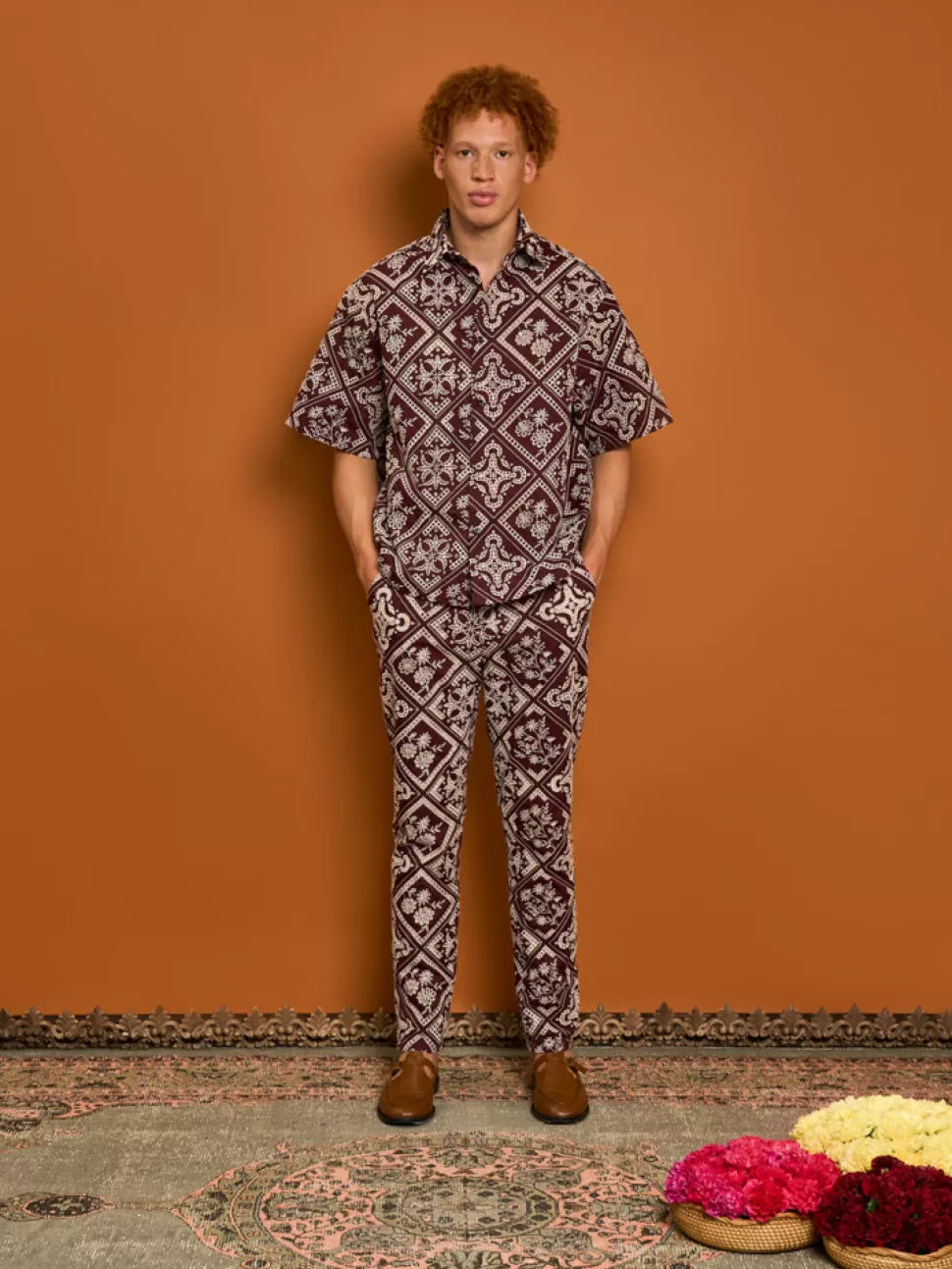 Shirts | Sister Jane Cameron Embroidery Boxy Shirt Raisin Purple