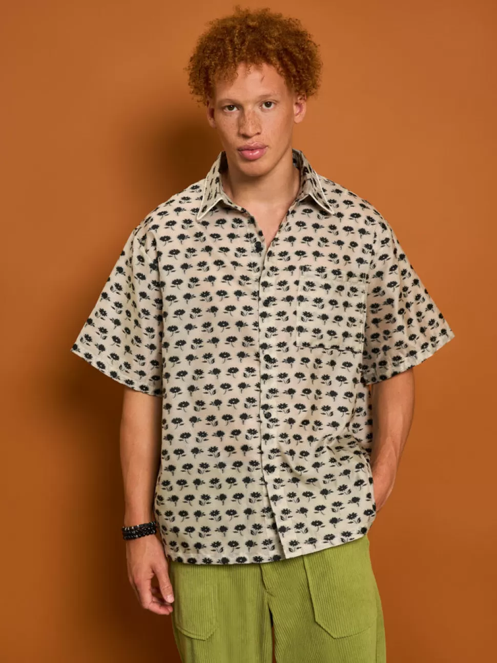 Shirts | Sister Jane Cameron Floral Boxy Shirt Ivory