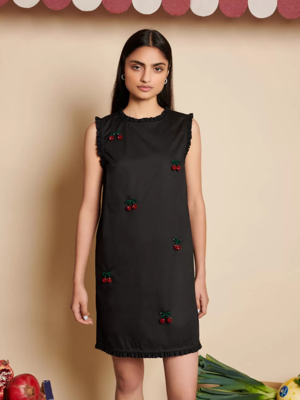 Dresses | Sister Jane Cherry Chime Mini Dress Coal Black