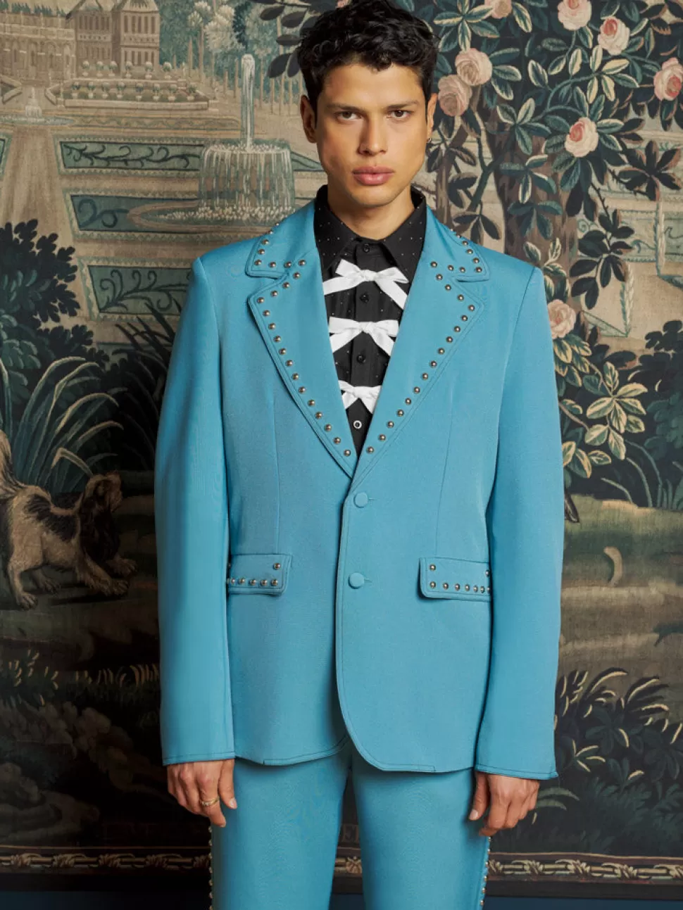 Jackets | Jackets | Sister Jane Clover Studded Blazer Cerulean Blue