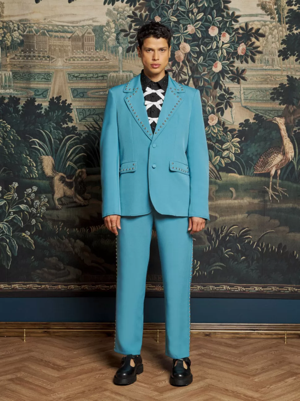 Jackets | Jackets | Sister Jane Clover Studded Blazer Cerulean Blue