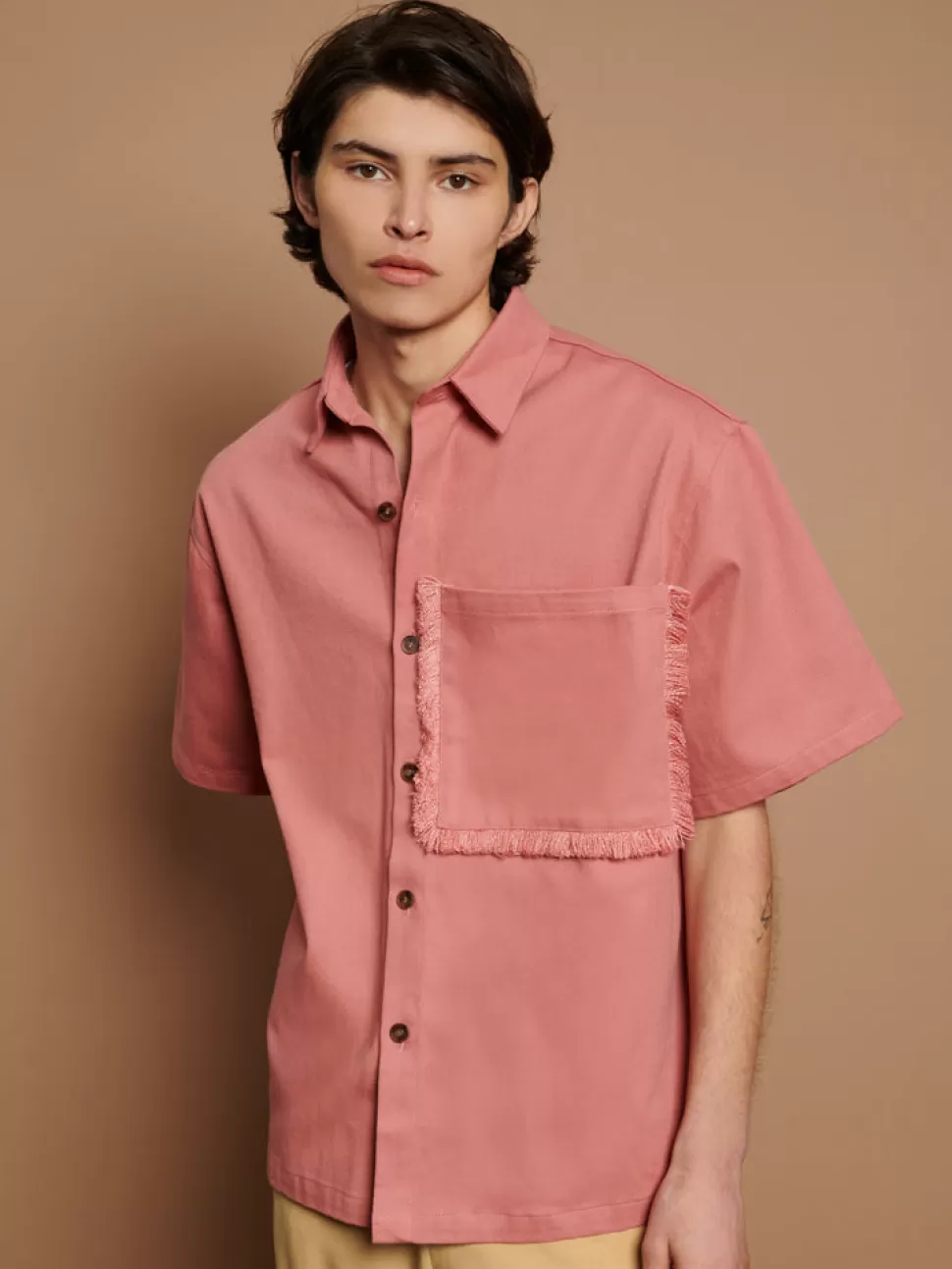 Tops | Shirts | Sister Jane Cole Pocket Boxy Shirt Blush Pink