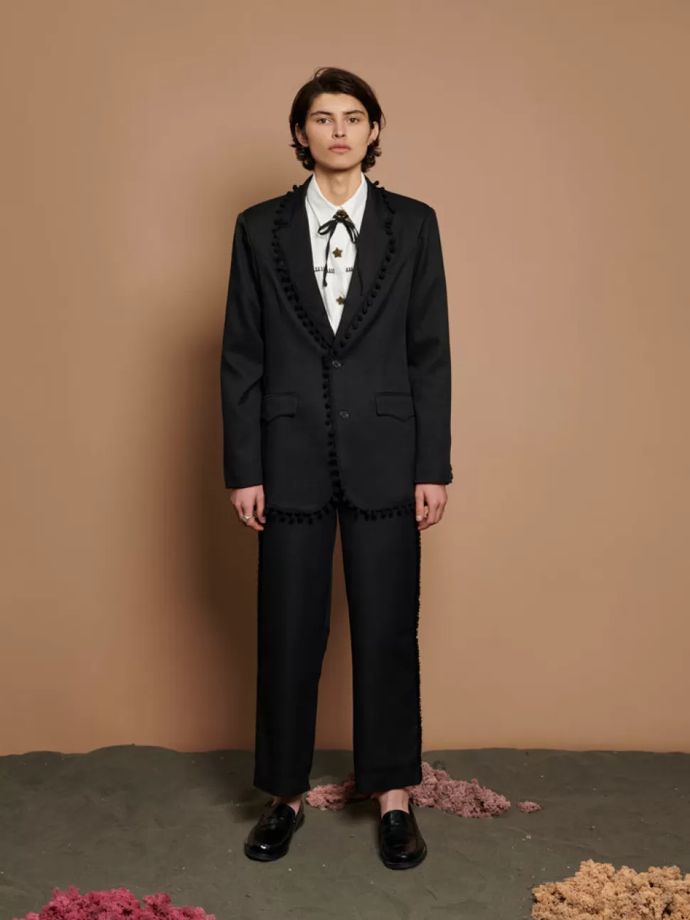 Jackets | Jackets | Sister Jane Cory Pom Pom Blazer Black Ink