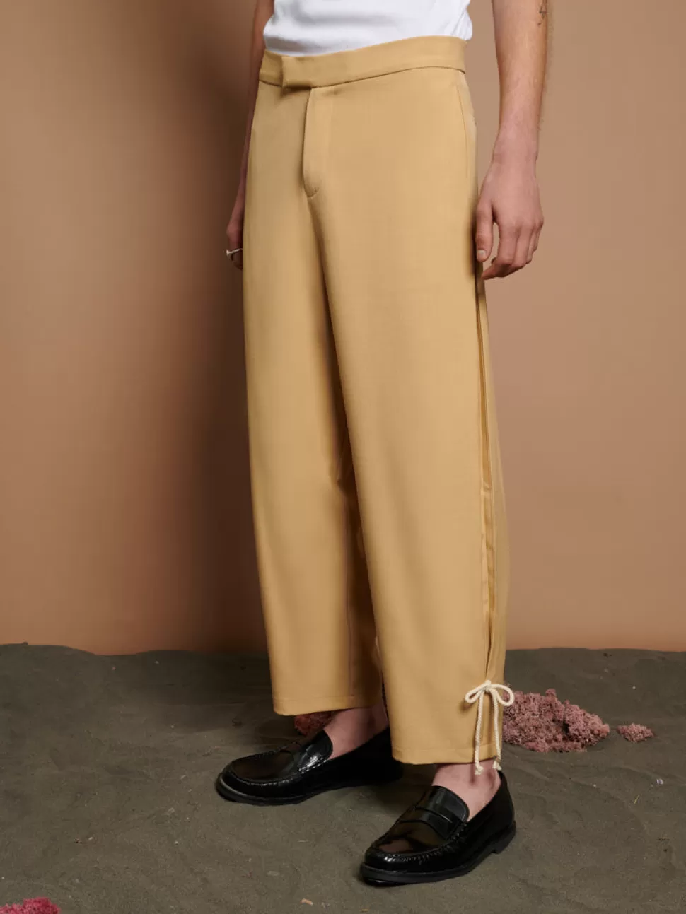 Trousers | Sister Jane Dash Pleat Trousers Soft Beige
