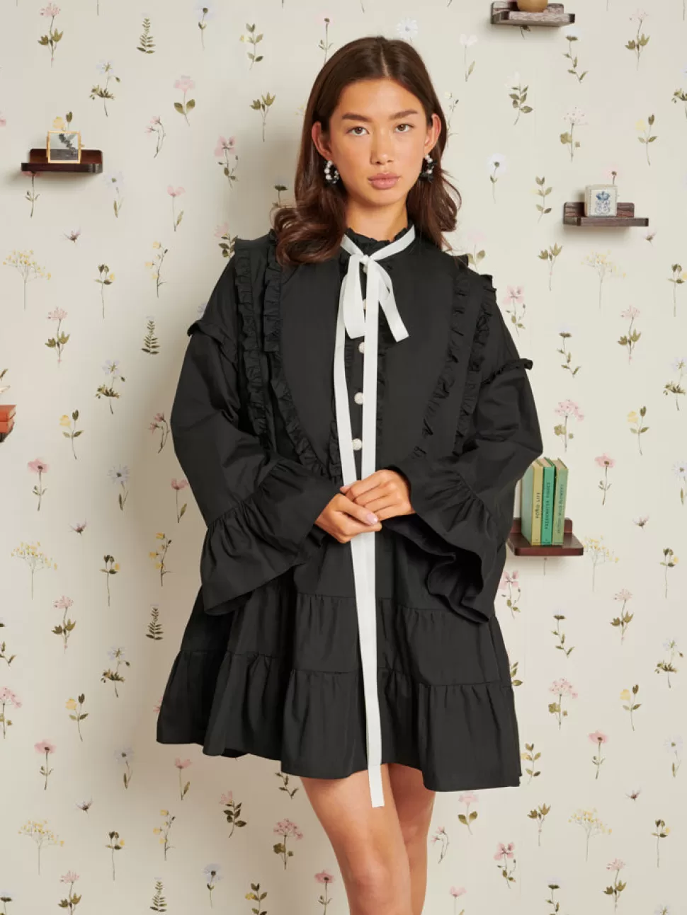 Dresses | Sister Jane Dasha Mini Dress Pitch Black