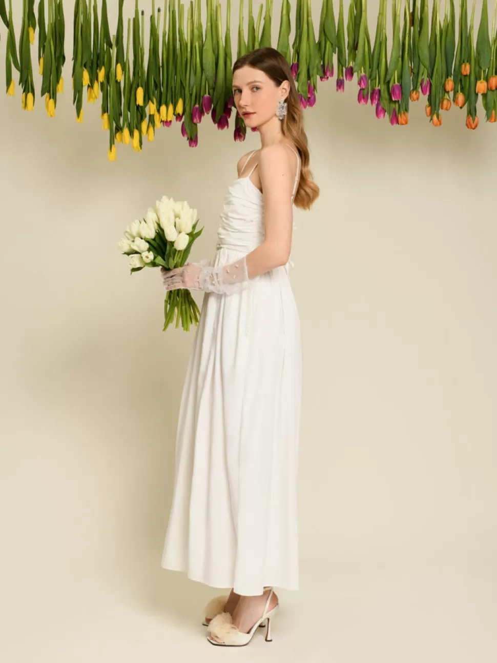 Dresses | Dream | Sister Jane DREAM Arabella Bead Cami Dress Pearled Ivory