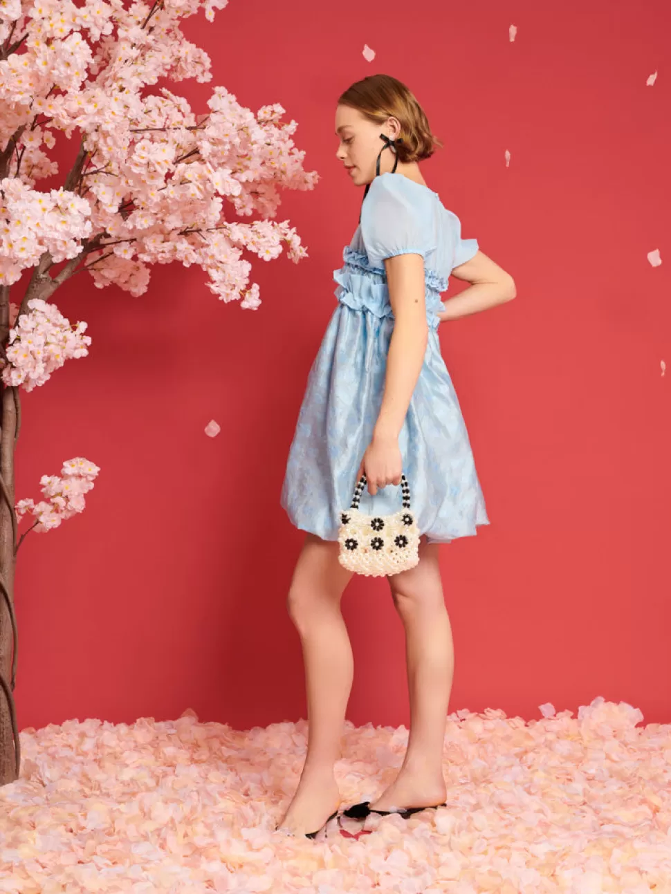 Dresses | Dream | Sister Jane DREAM Brooke Organza Mini Dress Pale Blue