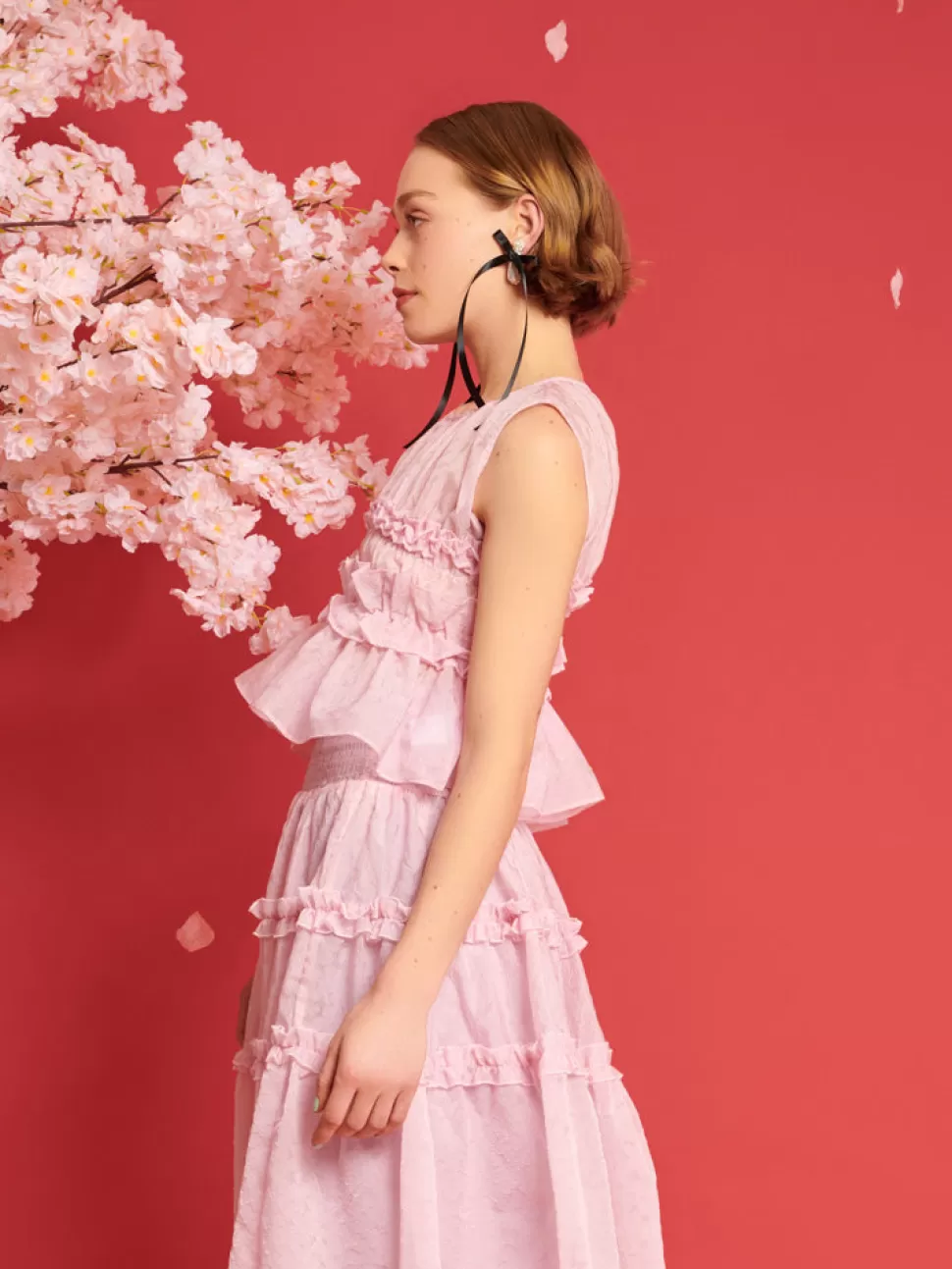 Dream | Tops | Sister Jane DREAM Brooke Organza Top Baby Pink