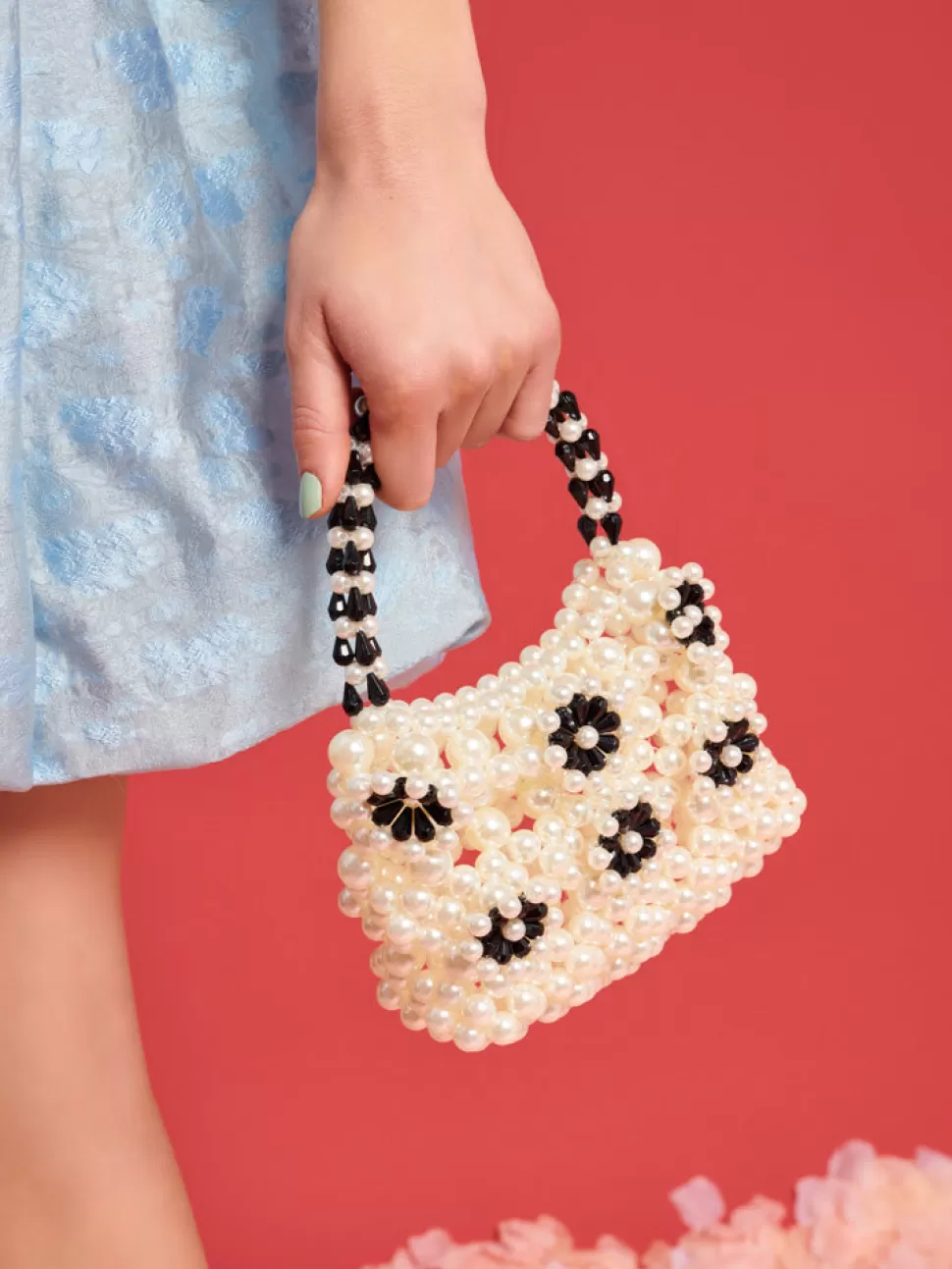 Accessories | Dream | Sister Jane DREAM Brooke Pearl Beaded Bag Pearled Ivory