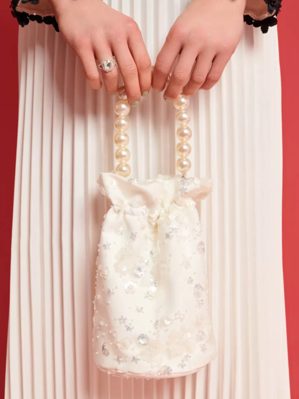 Accessories | Dream | Sister Jane DREAM Carolina Embellished Bag Snow White
