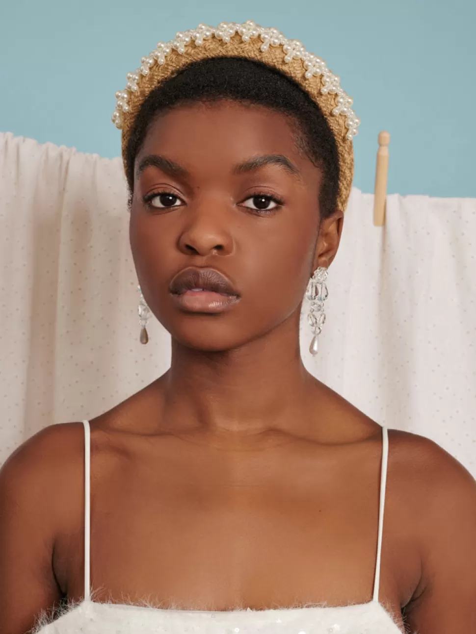 Accessories | Dream | Sister Jane DREAM Celandine Tweed Headband Tan Beige