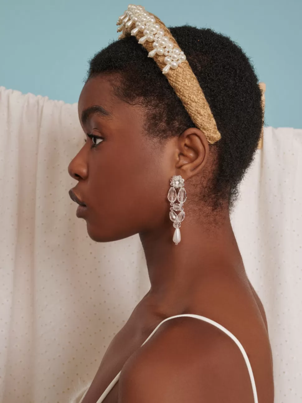 Accessories | Dream | Sister Jane DREAM Celandine Tweed Headband Tan Beige