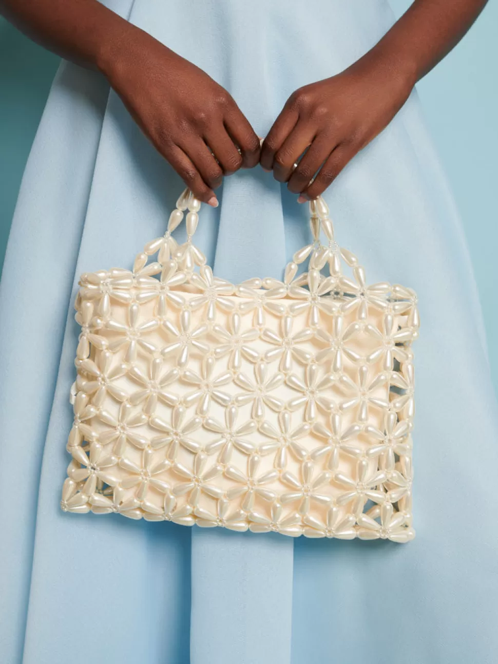 Accessories | Dream | Sister Jane DREAM Chamomile Pearl Bag Pearled Ivory