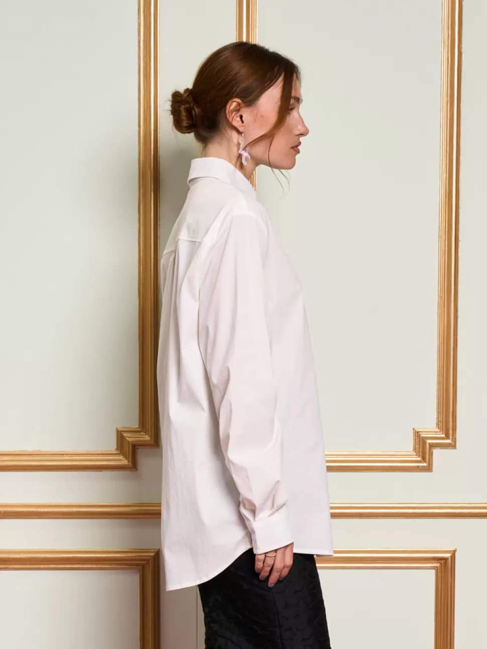 Tops | Dream | Sister Jane DREAM Chantilly Embelished Shirt Pearl White