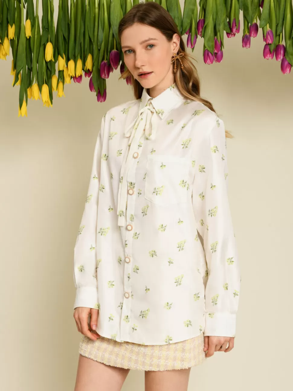 Dream | Sister Jane DREAM Ditsy Pick Shirt Pearled Ivory