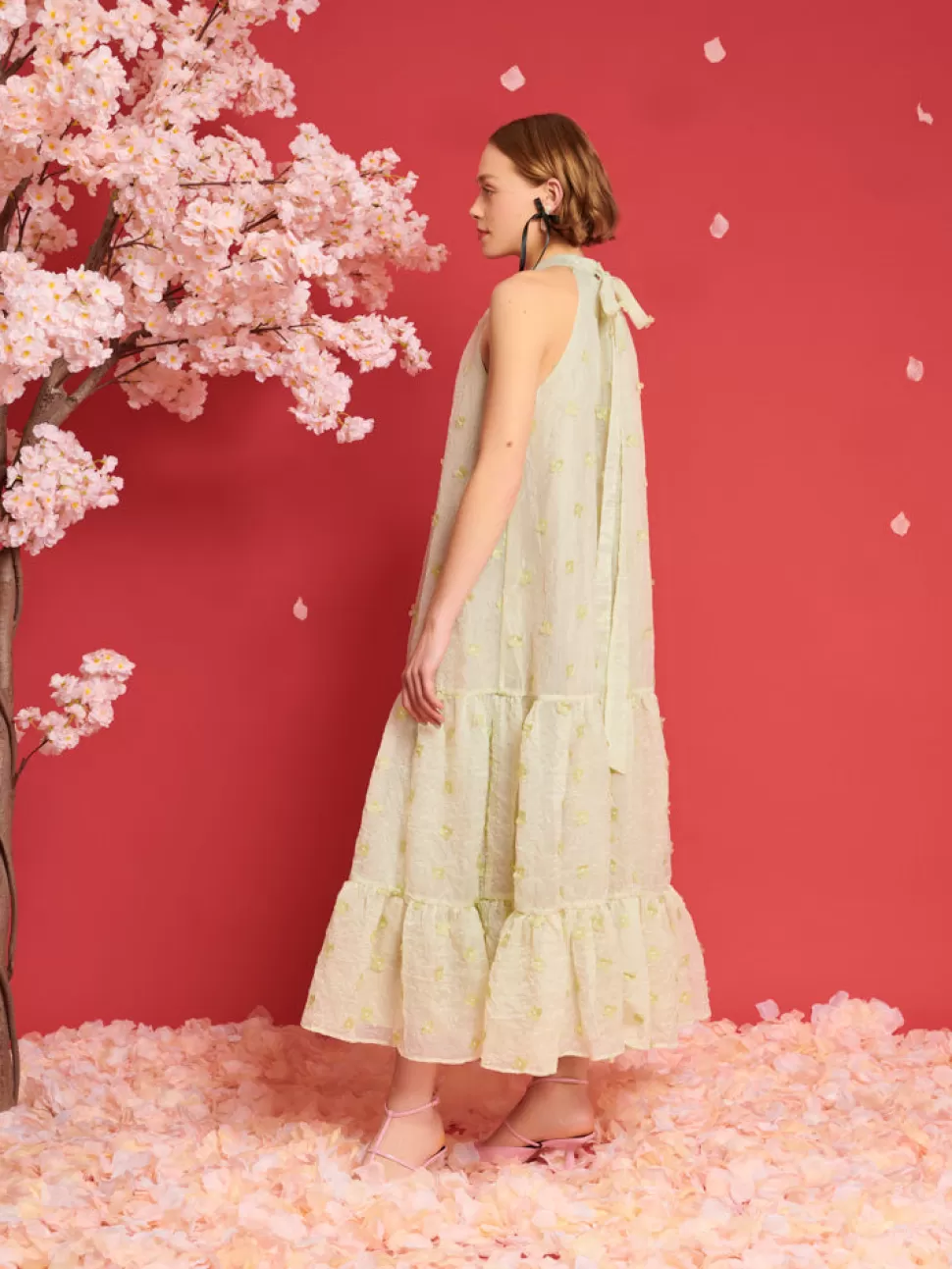 Dresses | Dream | Sister Jane DREAM Eden Floral Maxi Dress Pale Sage Green