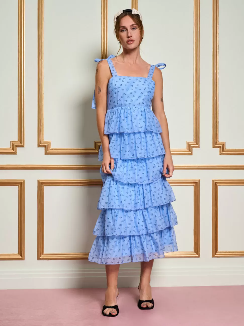 Dresses | Dream | Sister Jane DREAM Esme Tiered Ruffle Dress Cornflower Blue