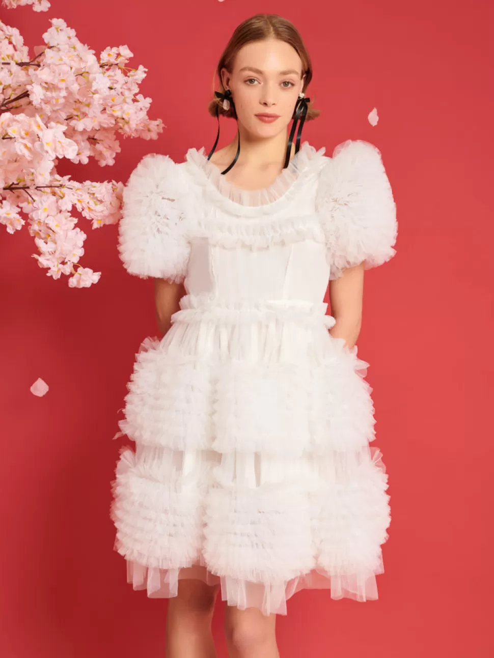 Dresses | Dream | Sister Jane DREAM Fey Tulle Ruffle Dress True White