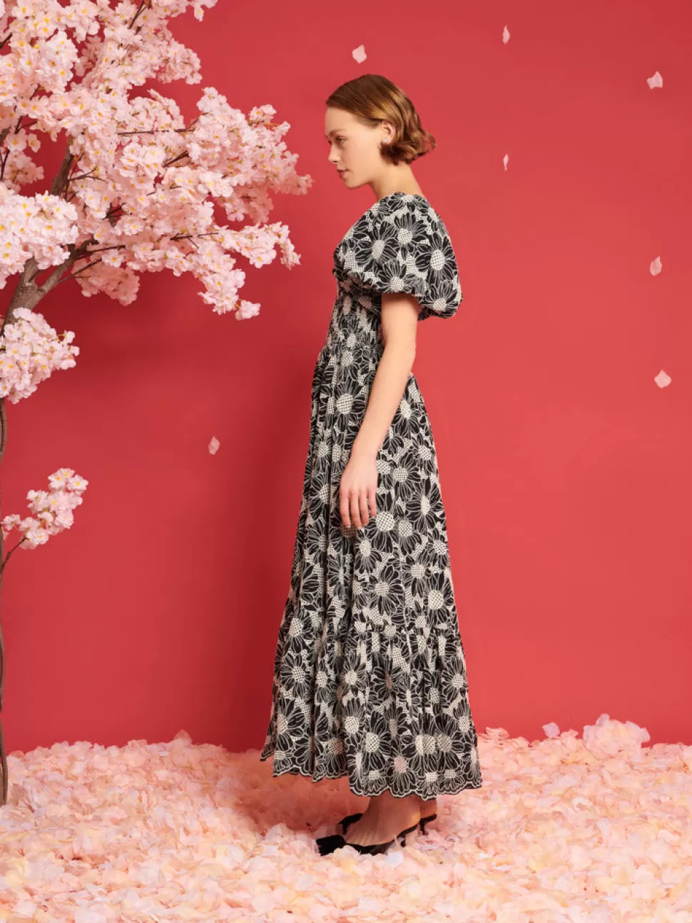Dresses | Dream | Sister Jane DREAM Flower Haze Midi Dress Black And White