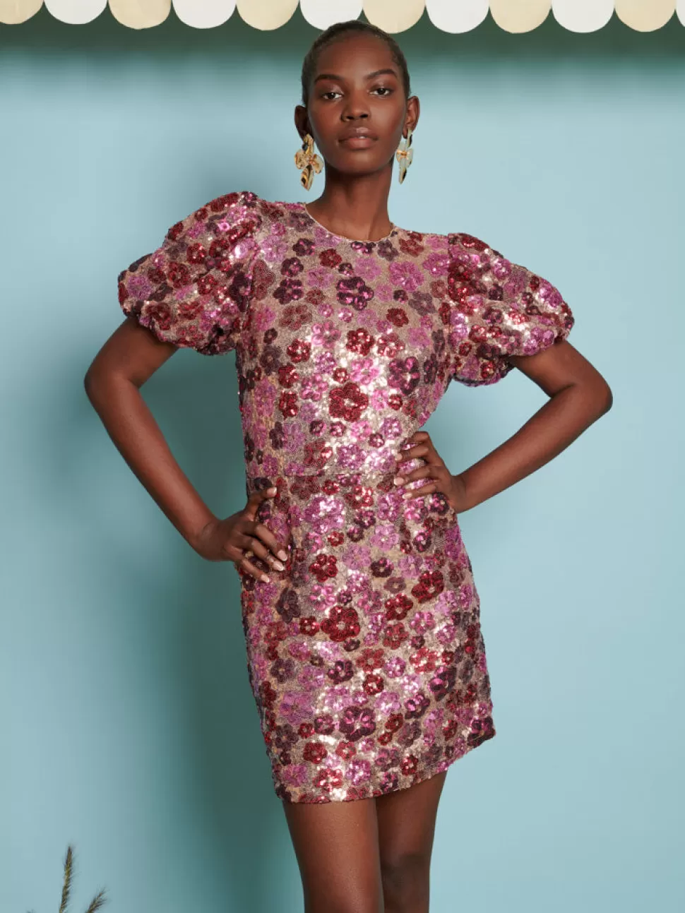 Dresses | Dream | Sister Jane DREAM Hibiscus Sequin Mini Dress Berry Pink