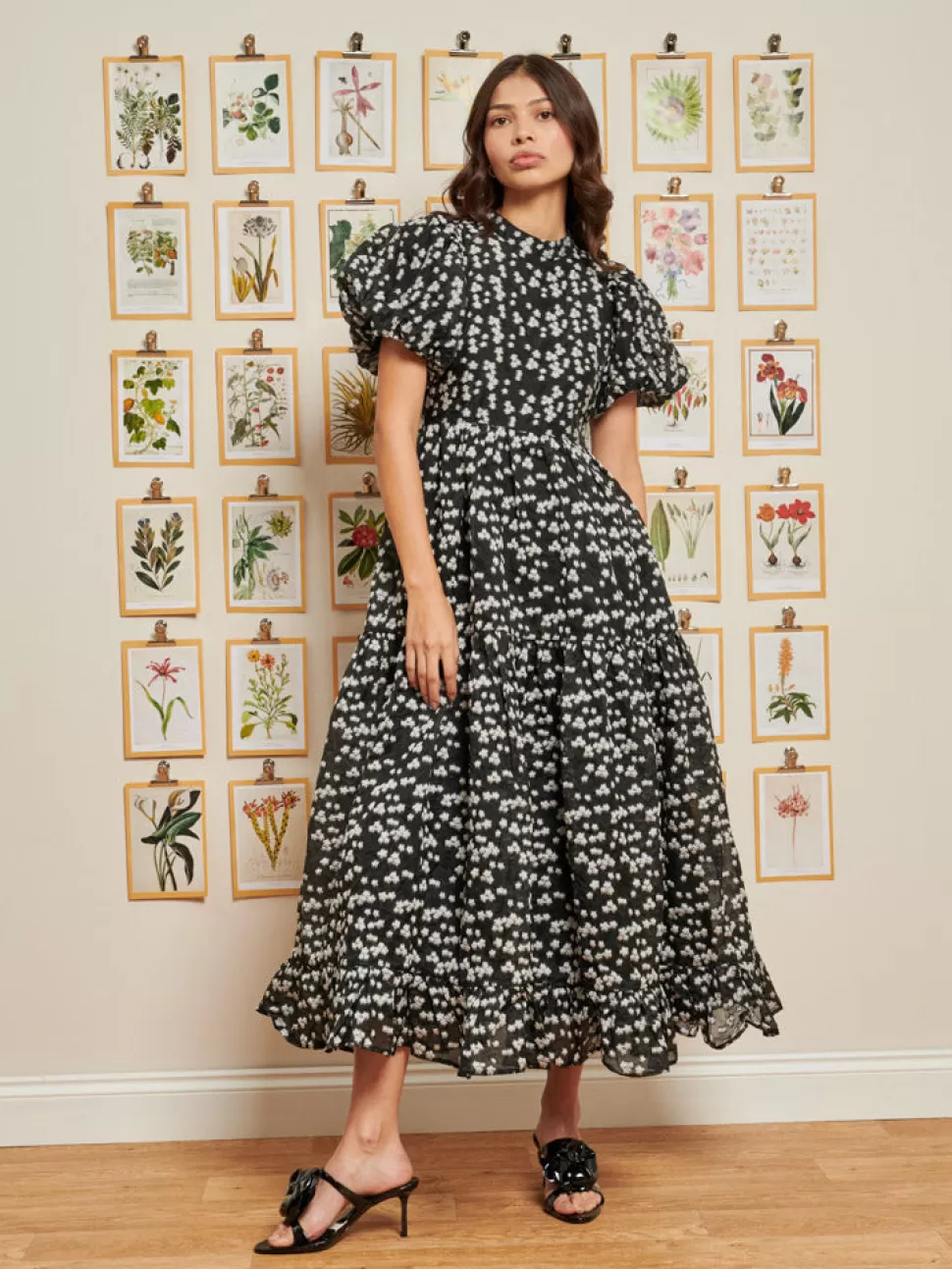 Dresses | Dream | Sister Jane DREAM Hilda Jacquard Midi Dress Coal Black
