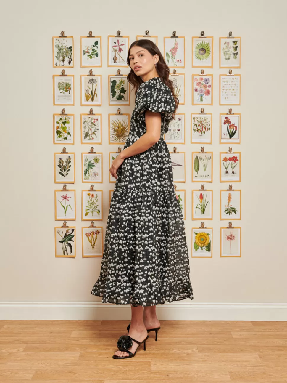 Dresses | Dream | Sister Jane DREAM Hilda Jacquard Midi Dress Coal Black