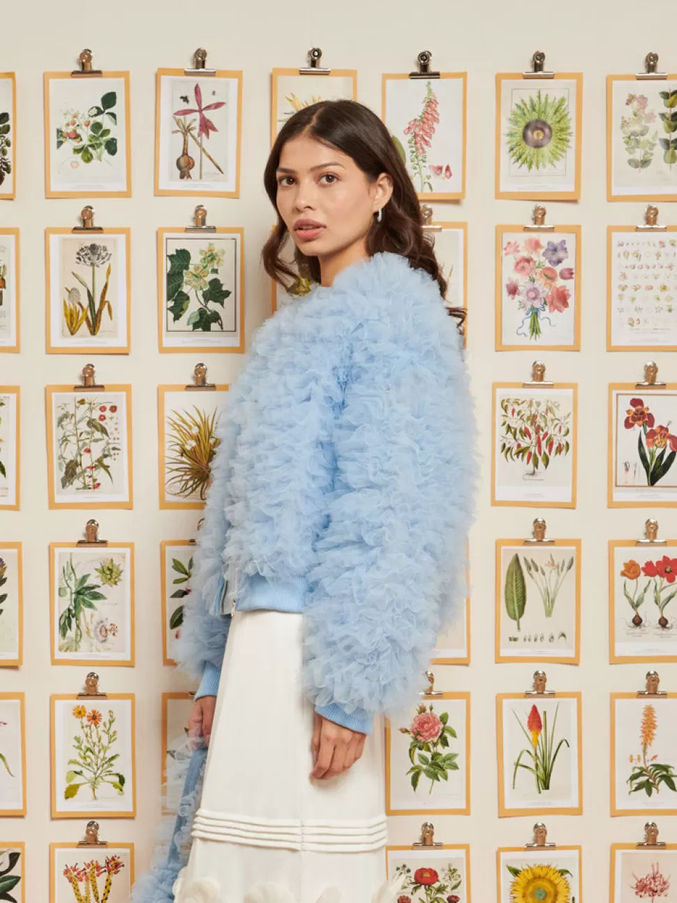 Jackets | Dream | Sister Jane DREAM Lillie Tulle Bomber Jacket Teapot Blue