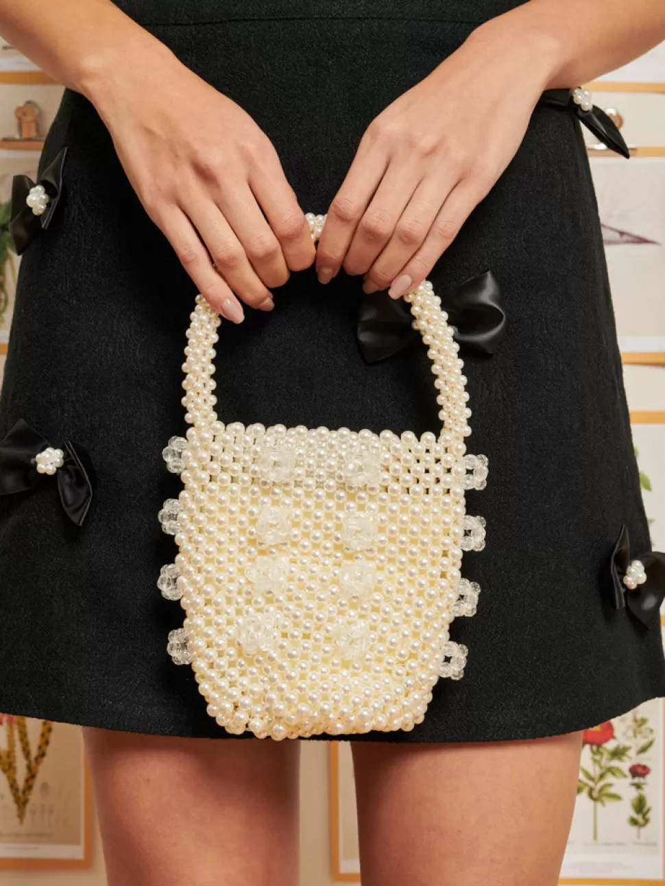 Accessories | Dream | Sister Jane DREAM Little Things Pearl Bag Cream White