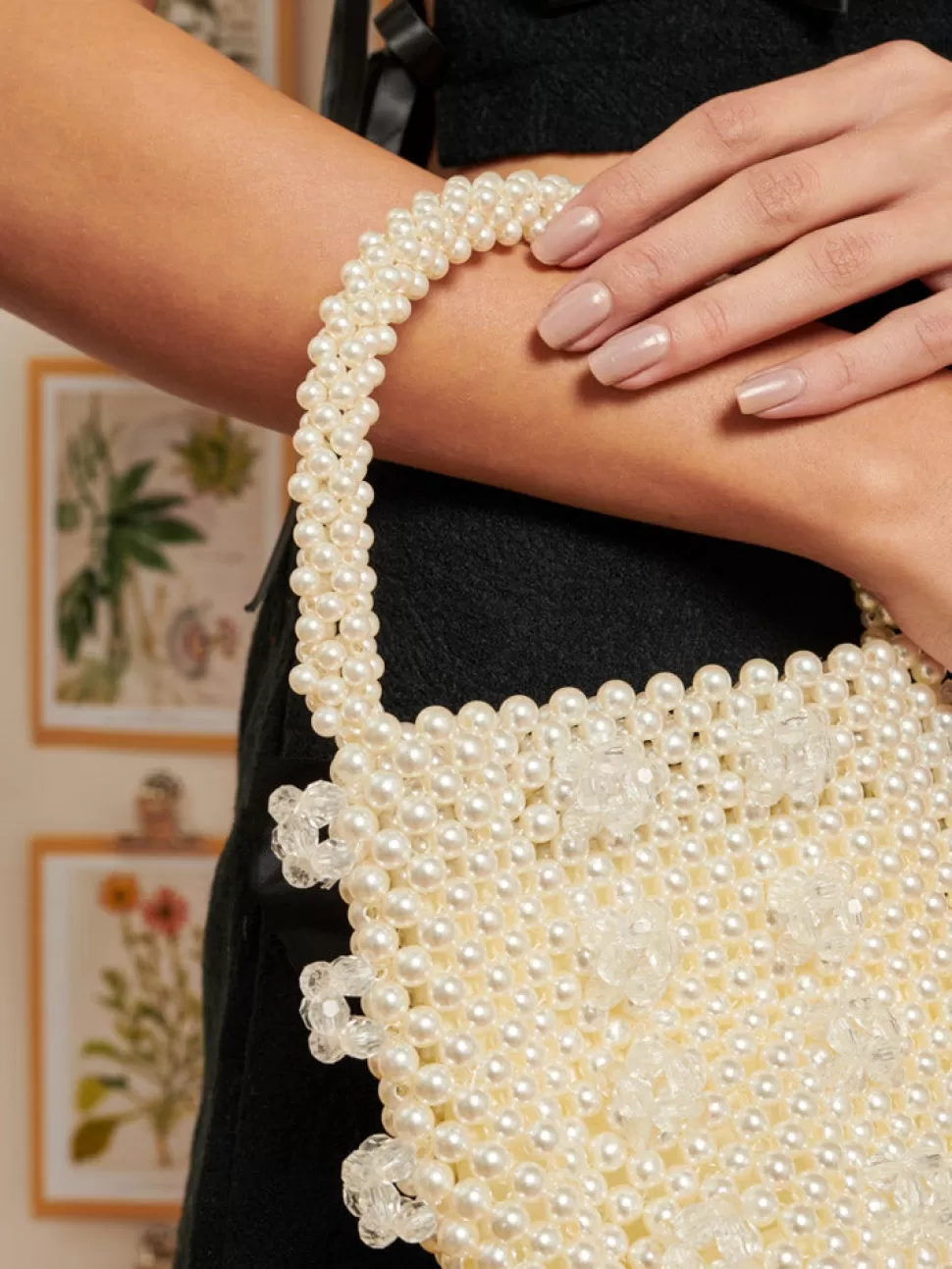 Accessories | Dream | Sister Jane DREAM Little Things Pearl Bag Cream White