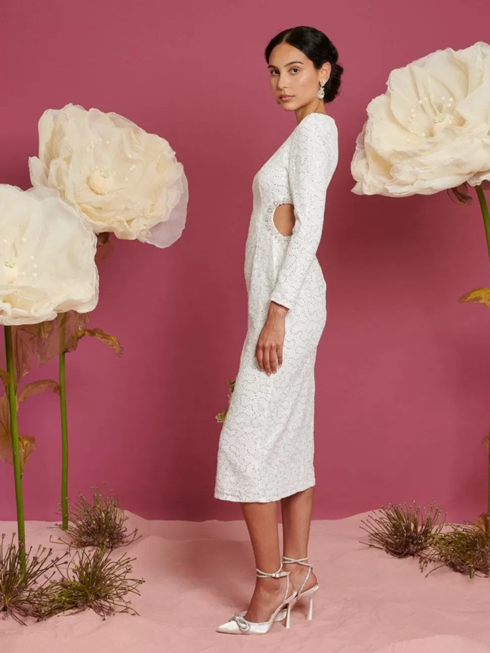 Dresses | Dream | Sister Jane DREAM Luna Lace Midi Dress Ivory