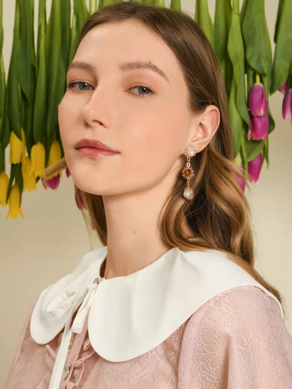 Accessories | Dream | Sister Jane DREAM Meadow Bead Drop Earrings Pearled Ivory
