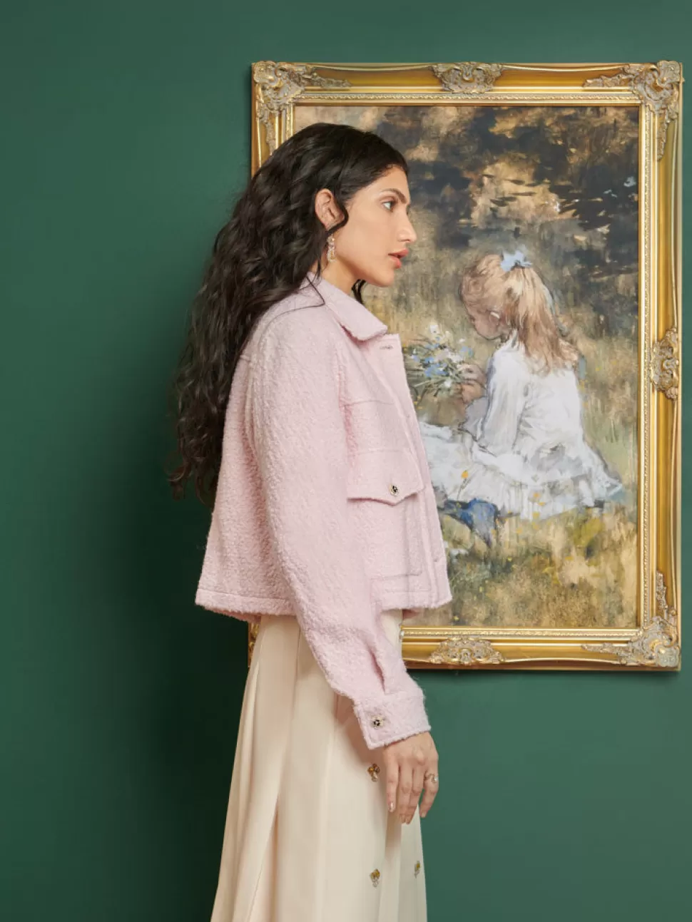Jackets | Dream | Sister Jane DREAM Pastel Cropped Jacket Powder Pink