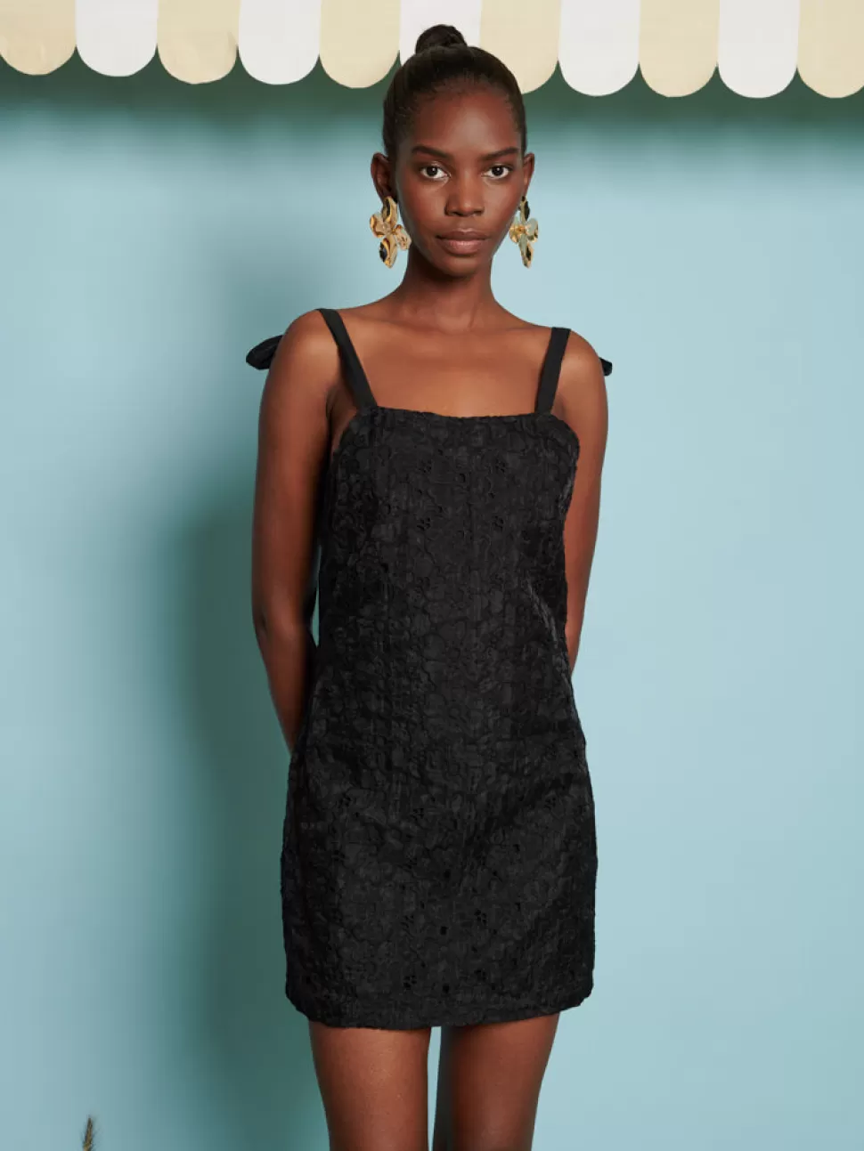 Dresses | Dream | Sister Jane DREAM Peach Flower Mini Dress Coal Black