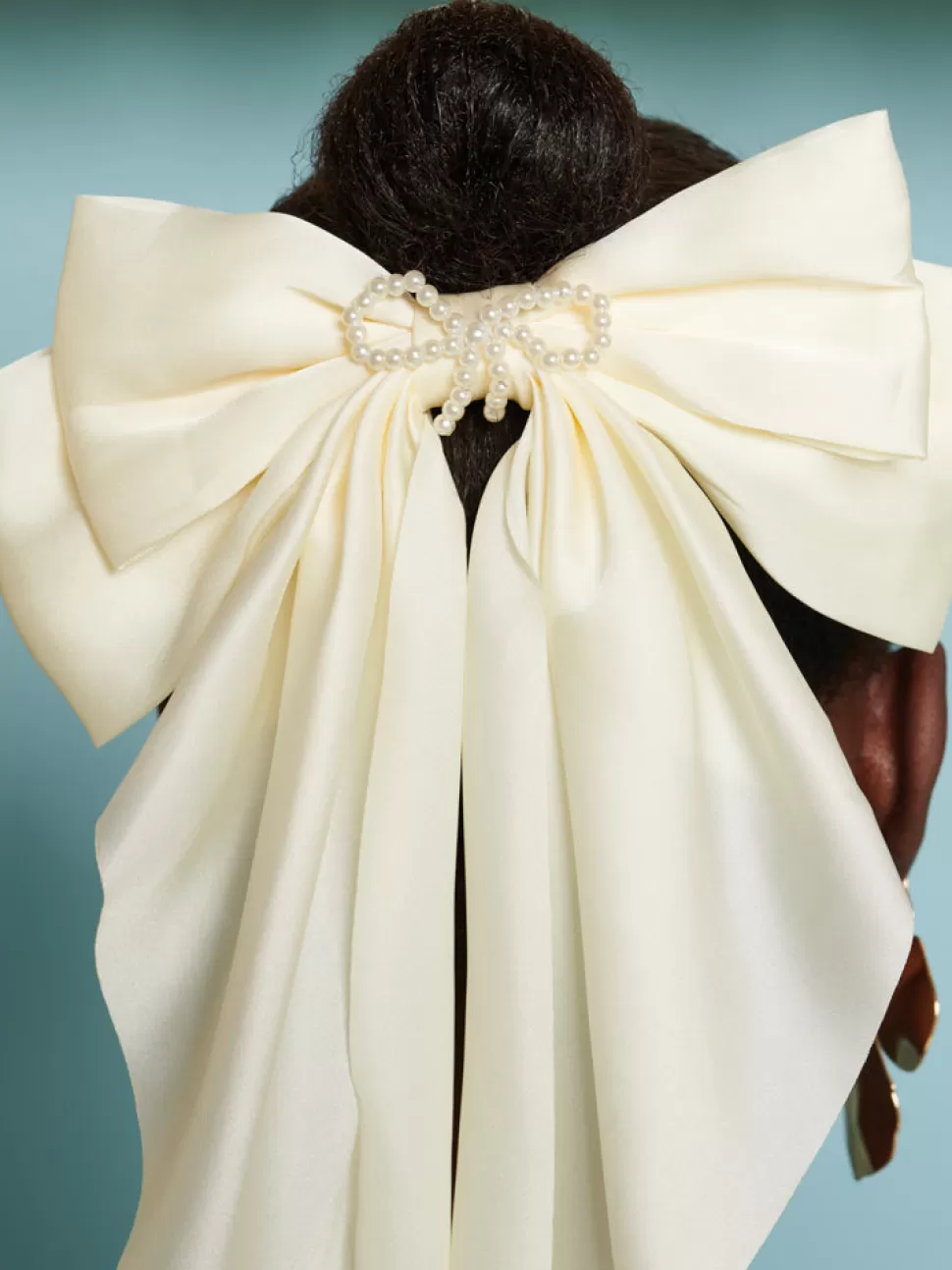 Accessories | Dream | Sister Jane DREAM Rosslyn Hair Bow Pearled Ivory