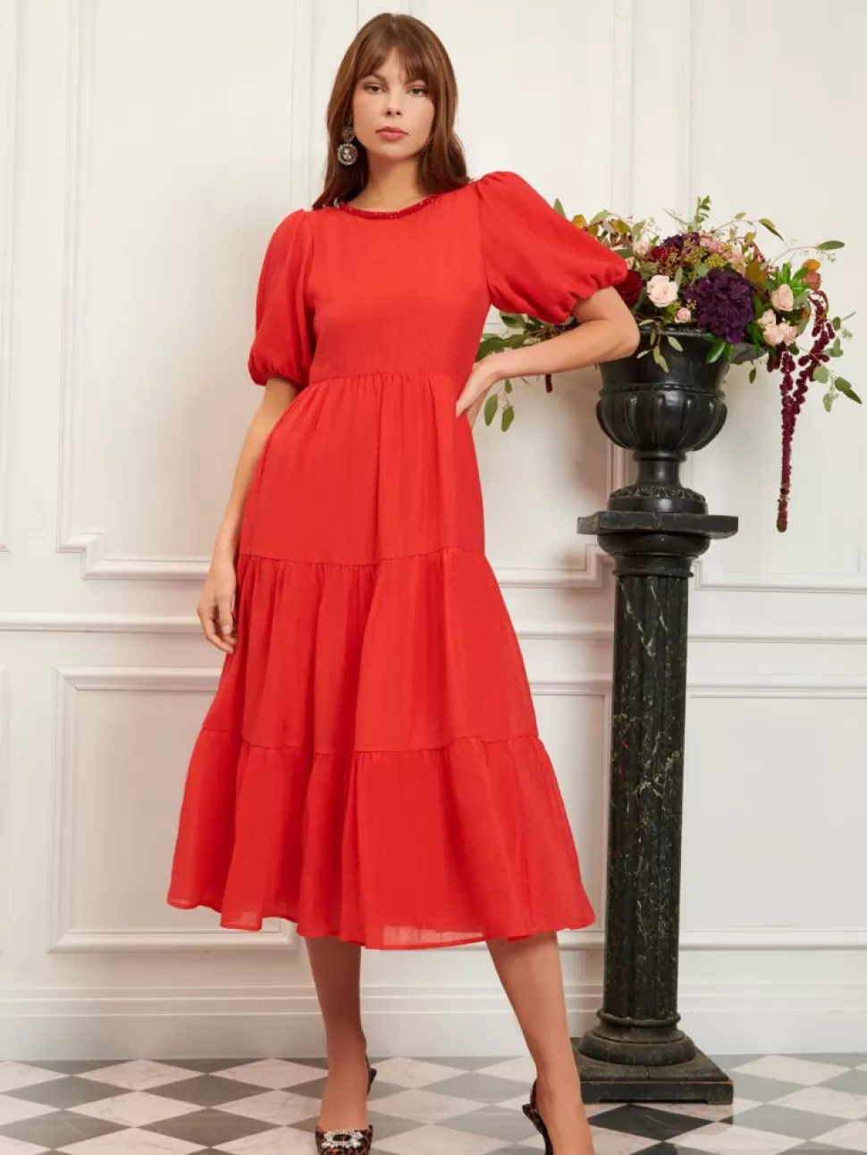 Dresses | Dream | Sister Jane DREAM Scarlet Bead Midi Dress Red