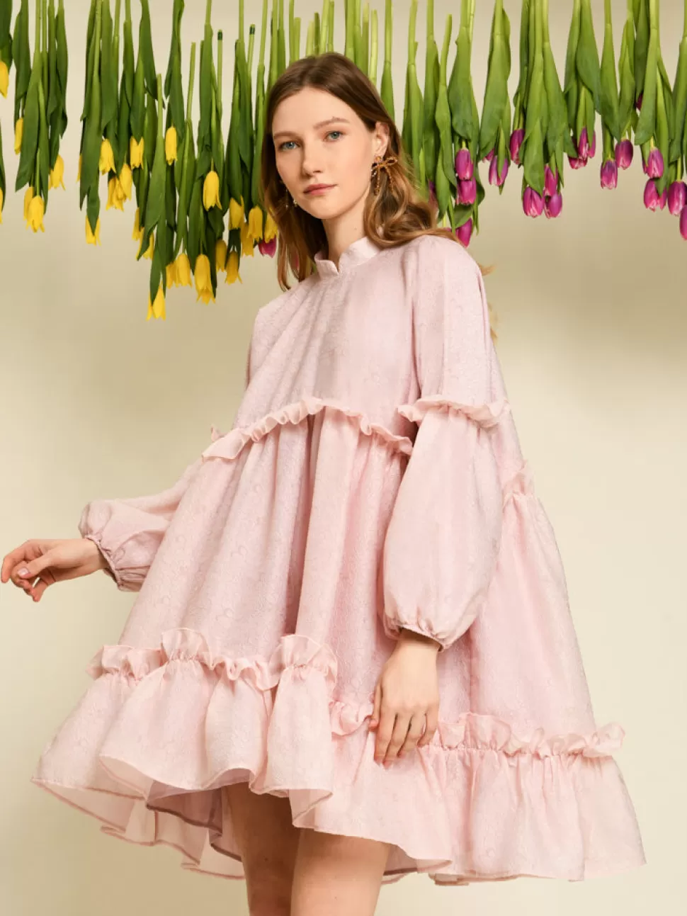 Dresses | Dream | Sister Jane DREAM Scents Organza Tiered Dress Rosewater Pink