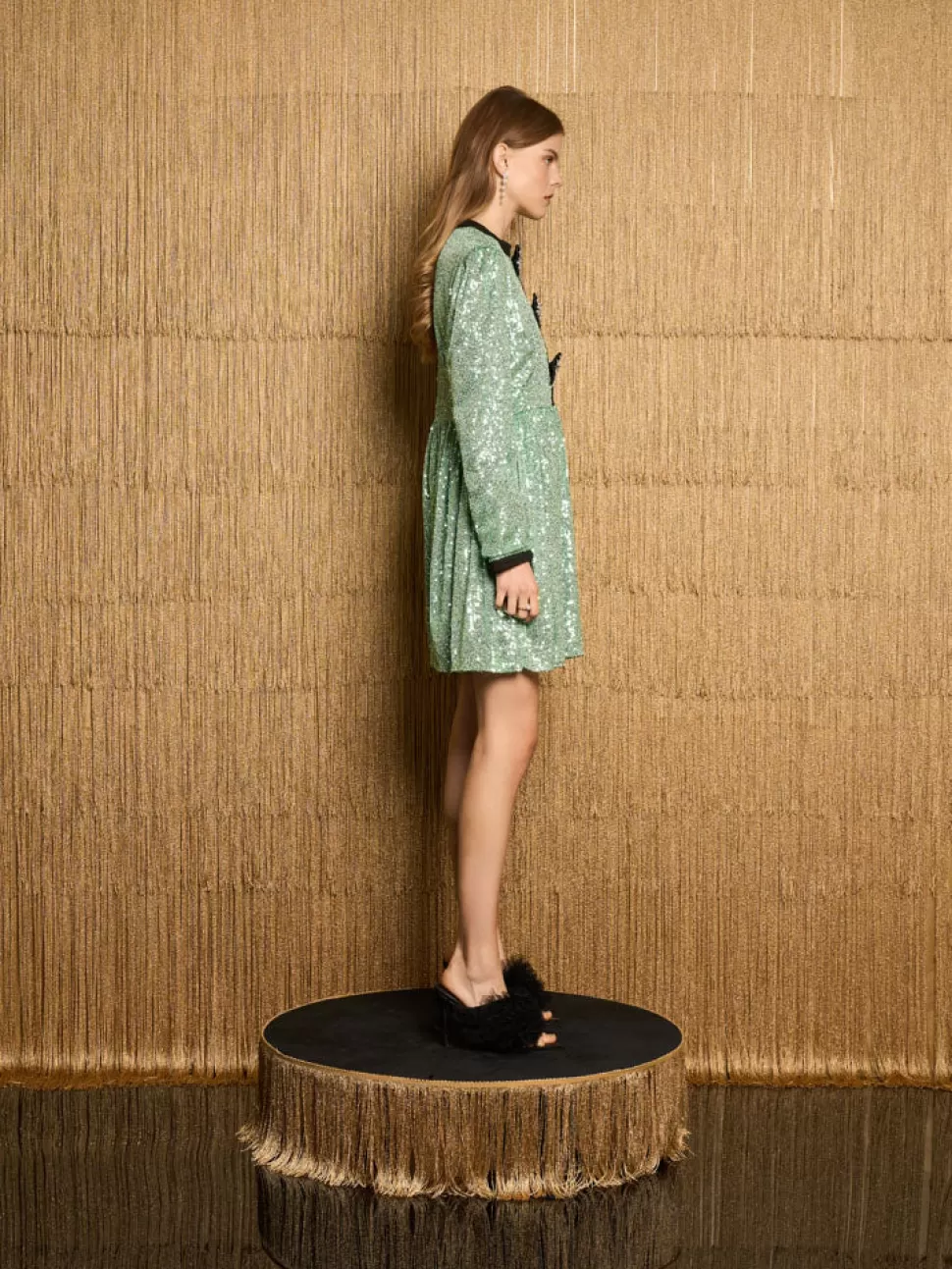 Dresses | Dream | Sister Jane DREAM Sonic Sequin Mini Dress Sea Green