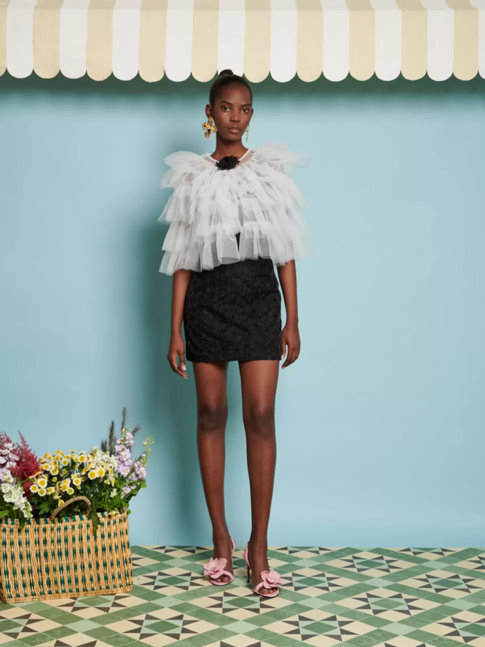Jackets | Dream | Sister Jane DREAM Spell Tulle Bolero Pearled Ivory