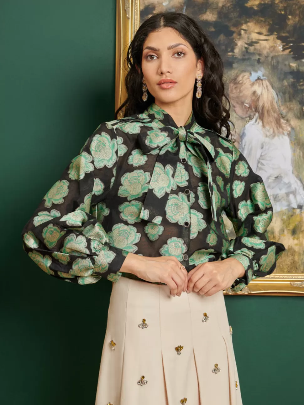 Tops | Dream | Sister Jane DREAM Wallace Floral Bow Blouse