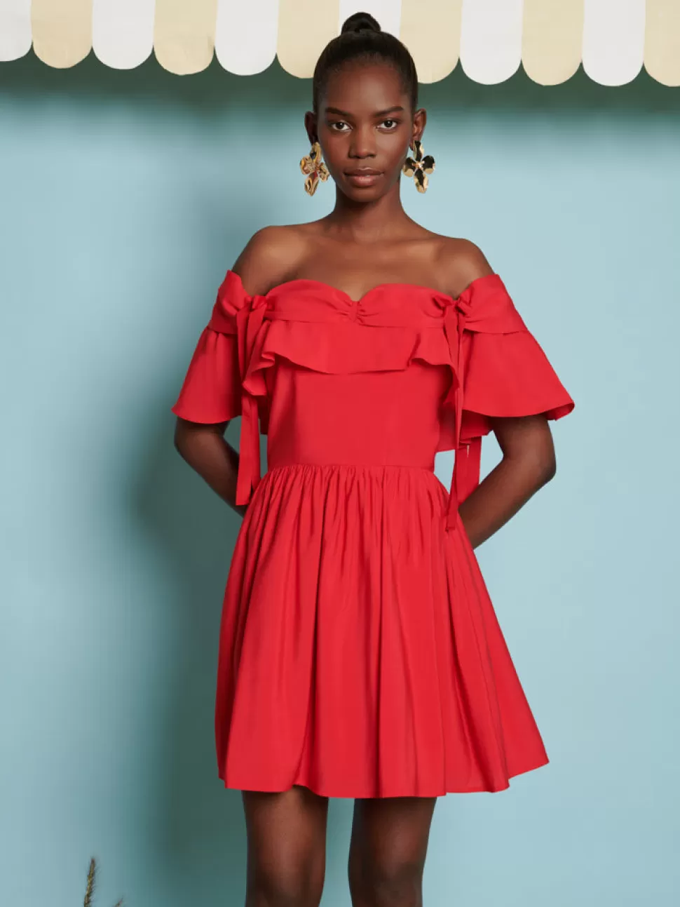 Dresses | Dream | Sister Jane DREAM Watermelon Bow Mini Dress Ruby Red