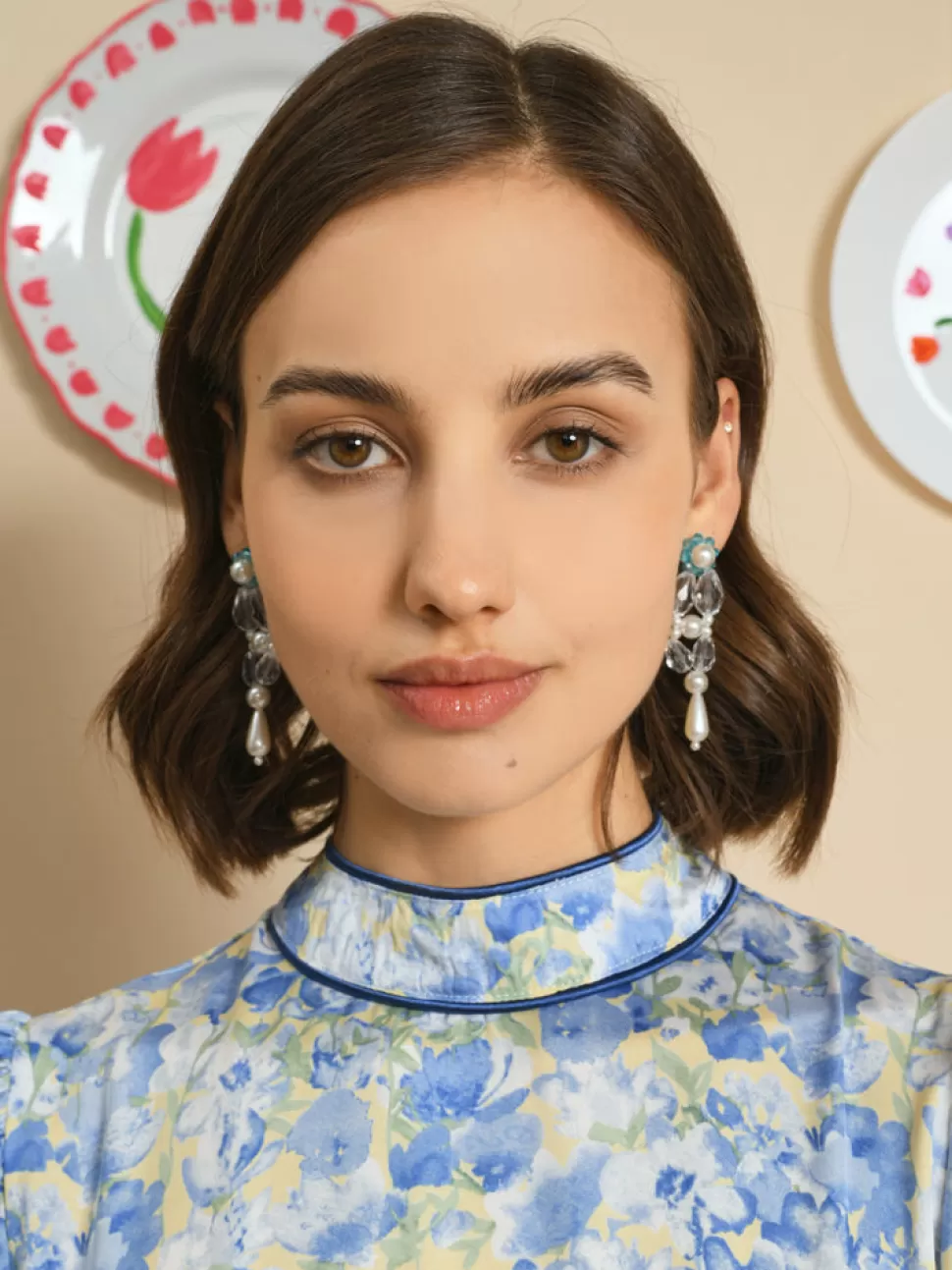 Accessories | Sister Jane Estella Bead Drop Earrings Pearled Ivory