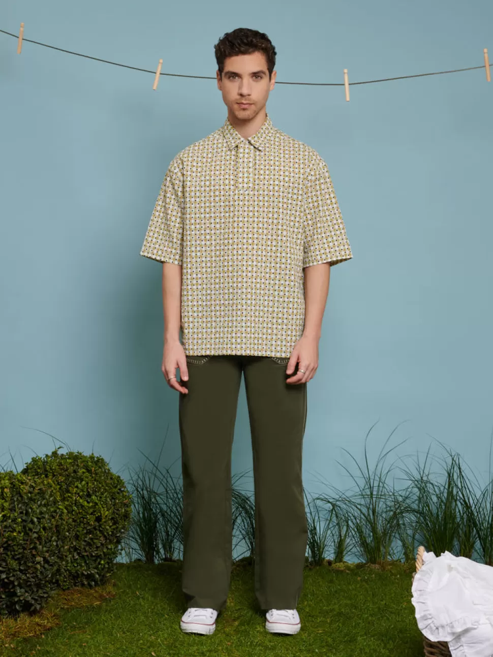 Tops | Shirts | Sister Jane Evelyn Gingham Polo Shirt Green Gingham
