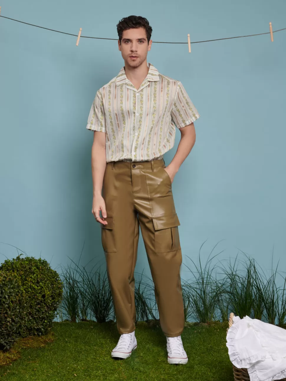 Shirts | Sister Jane Ezra Revere Collar Shirt Ivory Gold