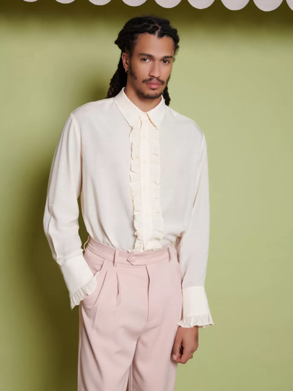 Tops | Shirts | Sister Jane Freddie Ruffle Shirt Pearl Ivory